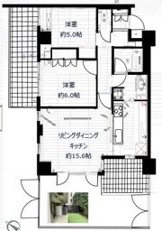 コンフォルテハイム西小山の間取り画像