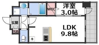 Alivisドーム前の間取り画像