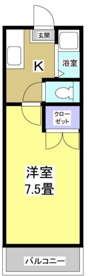 ハイツ・シェル・ド・ポメの間取り画像