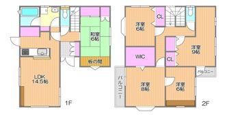 今七丁目貸戸建の間取り画像