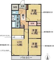 ペルテIIの間取り画像