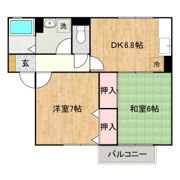 コーポWadaの間取り画像
