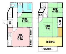 田浦1貸家の間取り画像
