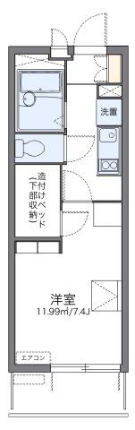 レオパレスアスリートⅡの間取り画像
