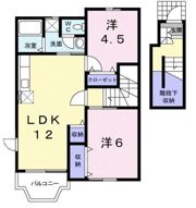 ソレアード木上の間取り画像