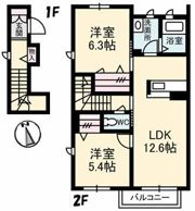 セレーナ A棟の間取り画像