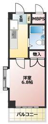 小杉フラワーハイツの間取り画像