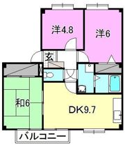 フォブール小栗の間取り画像