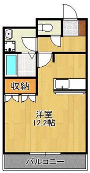 ミレニアムハイツ熊本の間取り画像