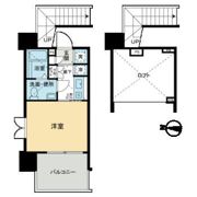 スタジオスクエア住吉の間取り画像