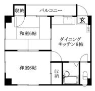 メロディーハイツ久万ノ台の間取り画像