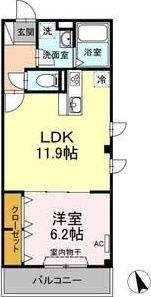 La gracieuse本山の間取り画像
