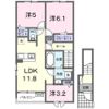 仮称；宮久保4丁目アパートⅡの間取り画像