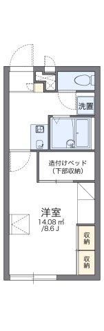 レオパレスヴィラージュ丸亀の間取り画像