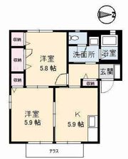 ヴィ・アージュ B棟の間取り画像
