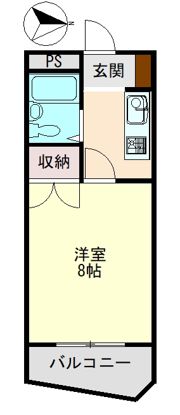 メゾンオレンジ2の間取り画像