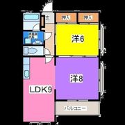 GRAZIA帯山の間取り画像