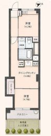 武蔵小金井フラワーホームの間取り画像
