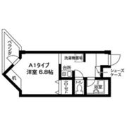 グランメール南江口の間取り画像