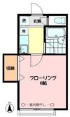 ハウス メープルの間取り画像
