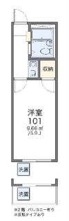 レオパレス金沢文庫第8の間取り画像