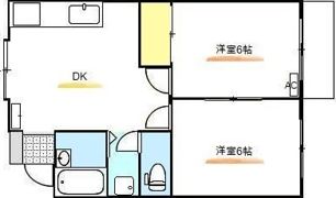 岡ノ城ハイツIIの間取り画像