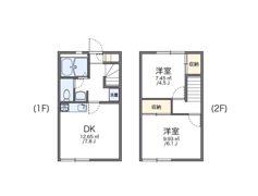 レオパレスカサベルデの間取り画像