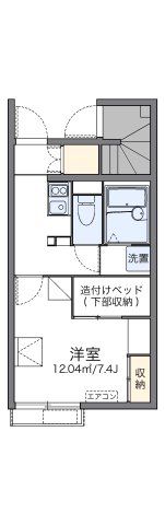 レオパレスブライトセゾンの間取り画像