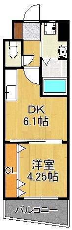 オーヴィジョンクラス浅香通りの間取り画像