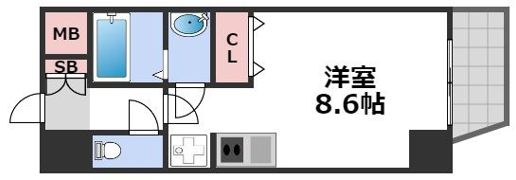 リフレス天王寺国分町の間取り画像