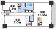 CITY SPIRE難波グレイスの間取り画像