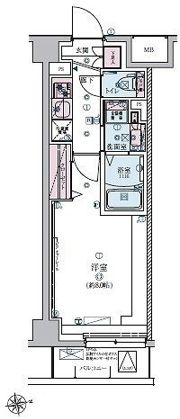 リヴシティ成増ミュジオの間取り画像