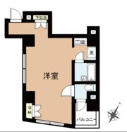 リブハピネス横浜関内の間取り画像
