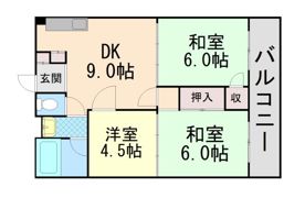 ローズコーポ石橋の間取り画像