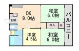 ローズコーポ石橋の間取り画像
