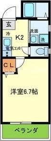 上野坂グランハイツCの間取り画像
