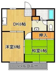 キャビン一番館の間取り画像