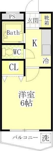 メゾンオレンジ1の間取り画像