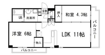 マティエール曽根の間取り画像
