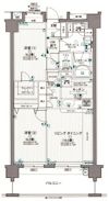 日神パレステージ東大和桜が丘の間取り画像