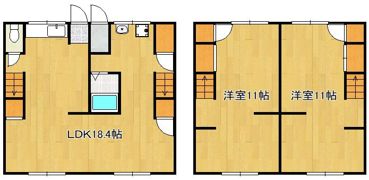 枝光アパートの間取り画像