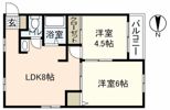 サンハイツ庚午の間取り画像