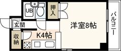 シャンティハイツの間取り画像