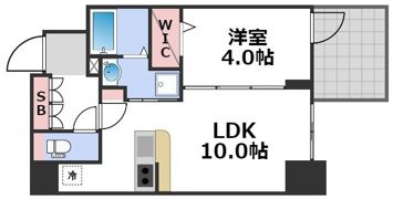 La Douceur谷町の間取り画像