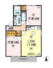 リムーブルヴェルジェⅡ B棟の間取り画像