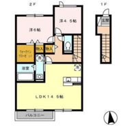 プランドール A棟の間取り画像