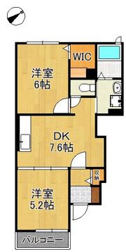 サンライト宗像Aの間取り画像