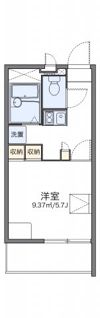 レオパレスピースフル 稲月の間取り画像