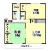 エステート川北の間取り画像