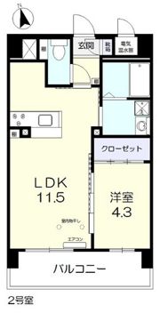 サンセール東古松Ⅱの間取り画像